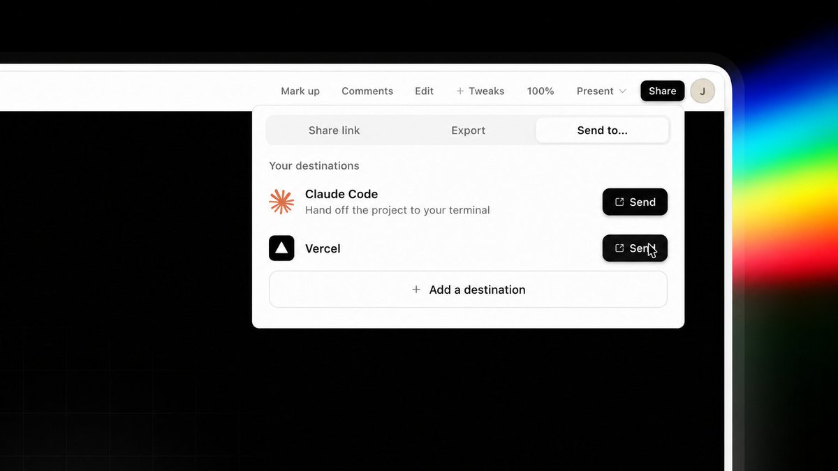 Claude Design agora publica sites na Vercel com um clique