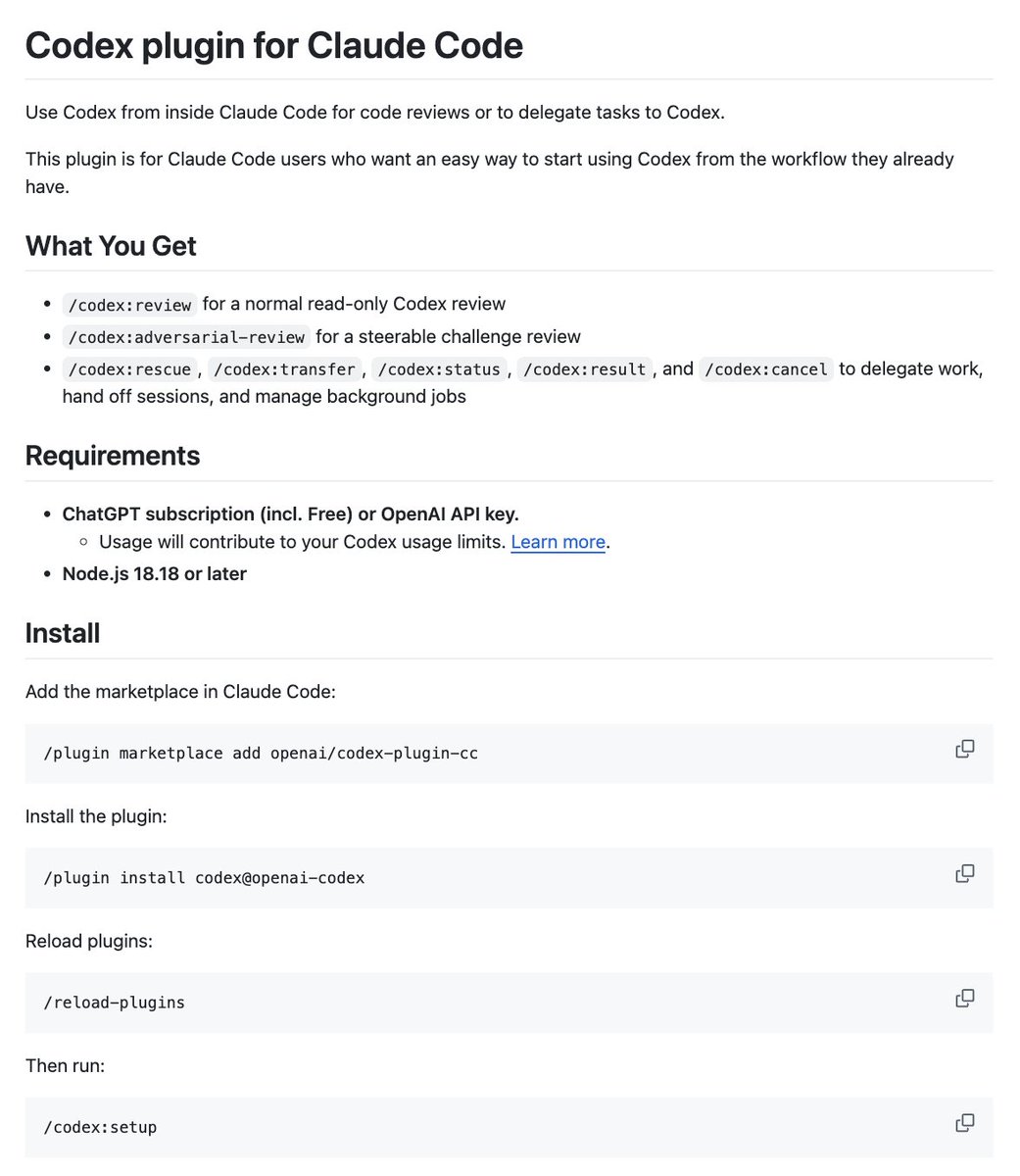 OpenAI cria plugin do Codex que roda dentro do Claude Code